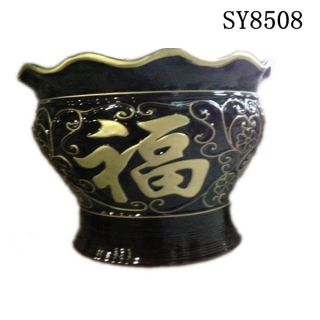 Chinese style large cheap plant pots wholesale