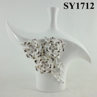 Handmade decorative liquid gold decoration flower vase