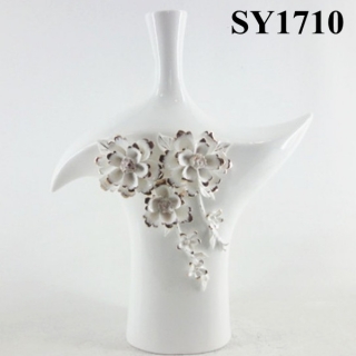 Handmade decorative liquid gold home decoration vase