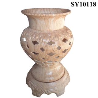 Elegant decorative tall orchid ceramic pot
