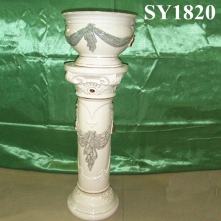 Planter for flower 39 inch roman column decoration wedding pot