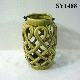 12"ceramic candle holder home decoration