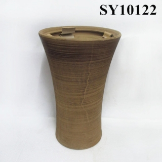 special wooden design garden flower pot