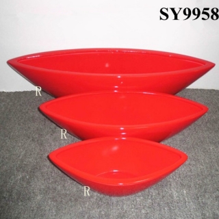 Cheap flower pot for wholesale decoration ceramic oval flower pot