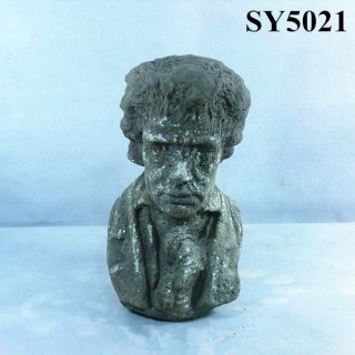 Shabby man design garden antique stone statues