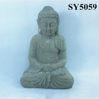 Carving cement clay buddha garden statues