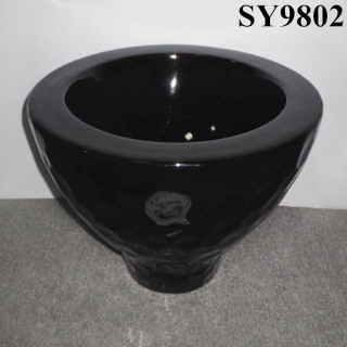 Pot for porcelain decorative ceramic bright colored pot