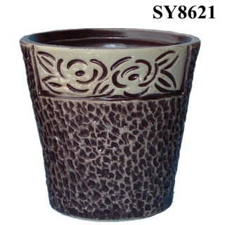 Cobblestone like antique style cheap plant pots wholesale