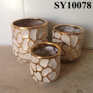 Beautiful decoration clay orchid pots