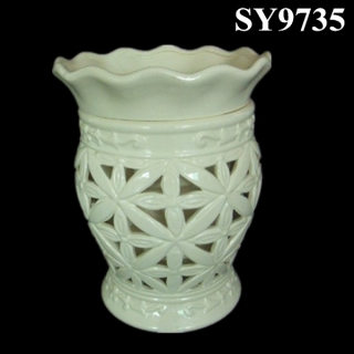 Hollow out modern decoration flower pot