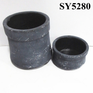 Pot for sale round cement clay planter pot