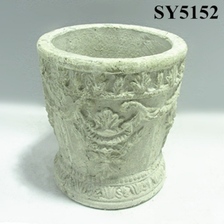 Engraving garden pot