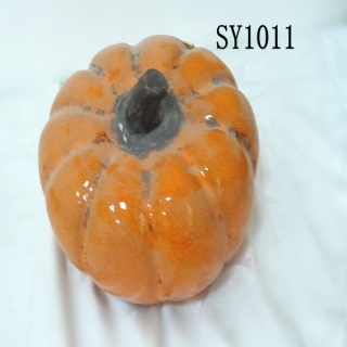 Pumpkin handmade ceramic home decoration