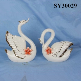 Swan design hand painting animal decoration