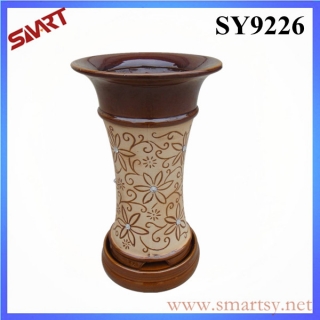 2015 new product brown orchid decoration flower pot
