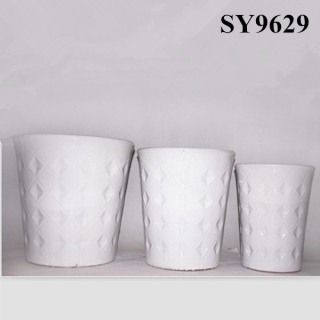 Pot for sale white ceramic garden pots