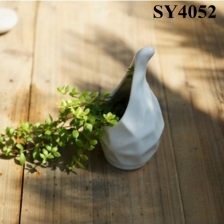 6.3 inches mini hanging ceramic flower pots