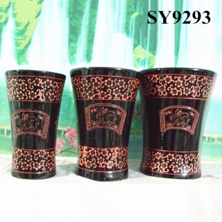 Gate pot for garden decoration chinese style ceramic plant pot