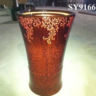 Garden pot for sale glazed decoration ceramic flower pot