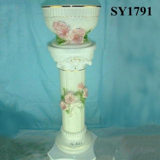 39 inch roman column decoration garden planter pot