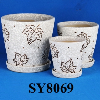 printing decorative ceramic flower pot