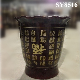 Chinese style indoor garden pots and planters