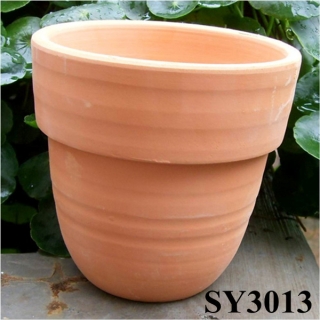 Round mini terracotta flower pot wholesale