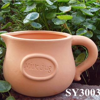 Creative design-milk garden plant pot cup shape terracotta flower pot