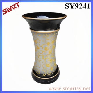 Golden decorative small flower pot wholesale