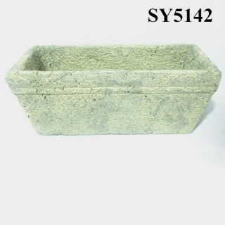 (Cuboid) trough rectangular cement outdoor flower pots