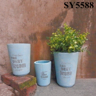 Garden plant pot for sale cheap cement chaozhou flower pot