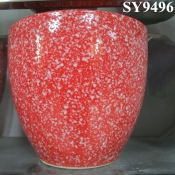 Candy color red decoration pot