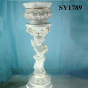 European style roman column decoration gate flower pot