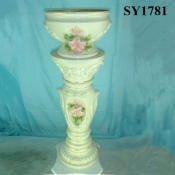 39 inch roman column decoration yard plant pot