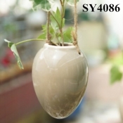 Hotsale egg shaped hanging plant pot