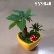 Very practical heart shape mini clay pots