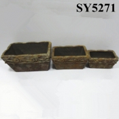 Rectangular clay pot cheap