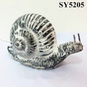 white snail cement garden ornament statue